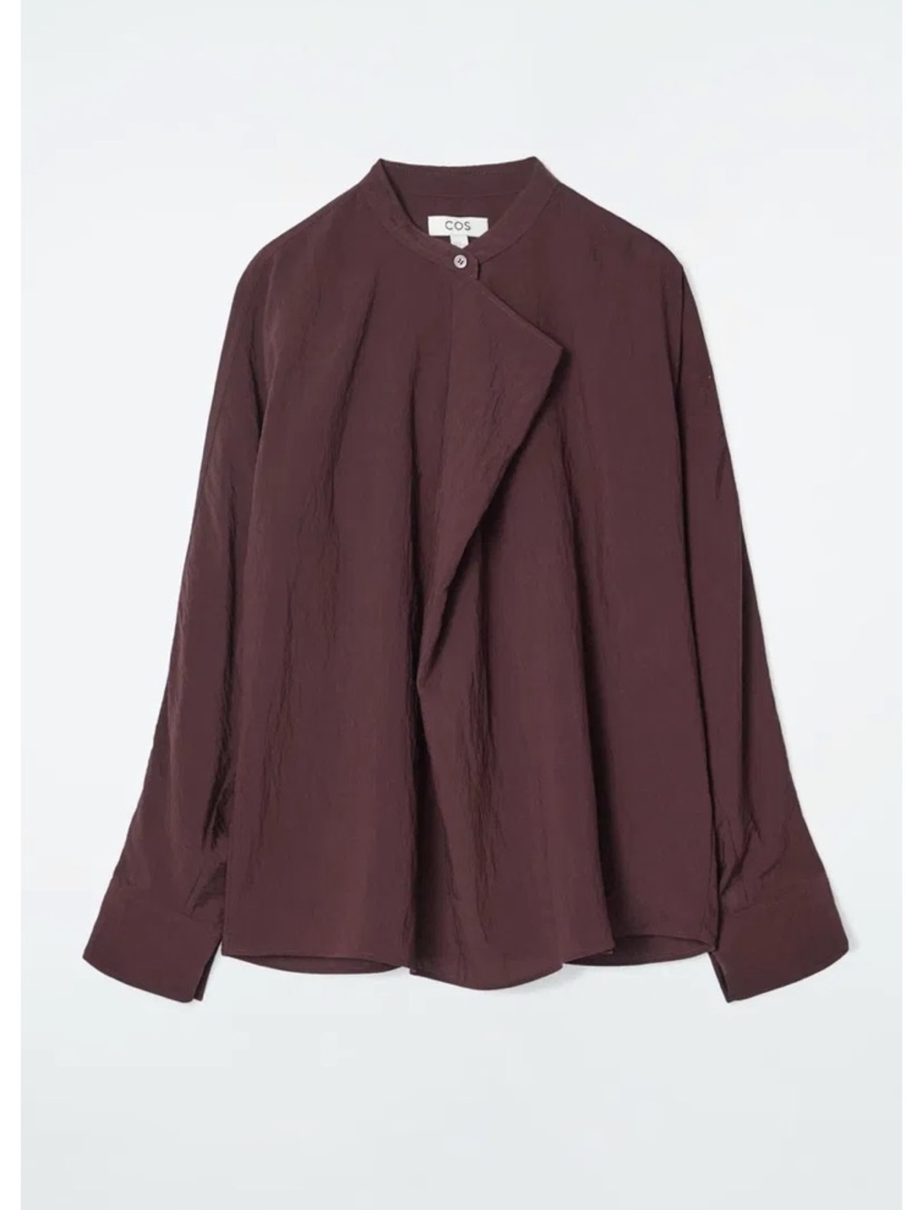 COS Draped-Panel Blouse - Picture 8 of 10